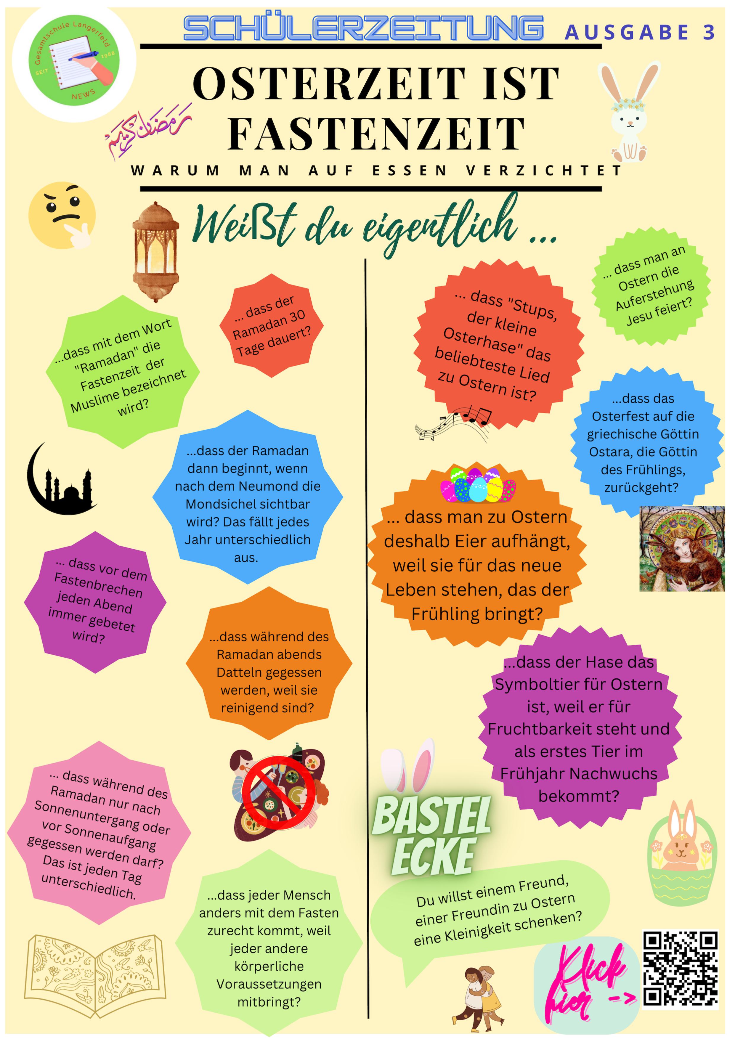 Osterausgabe der Sch&uuml;lerzeitung