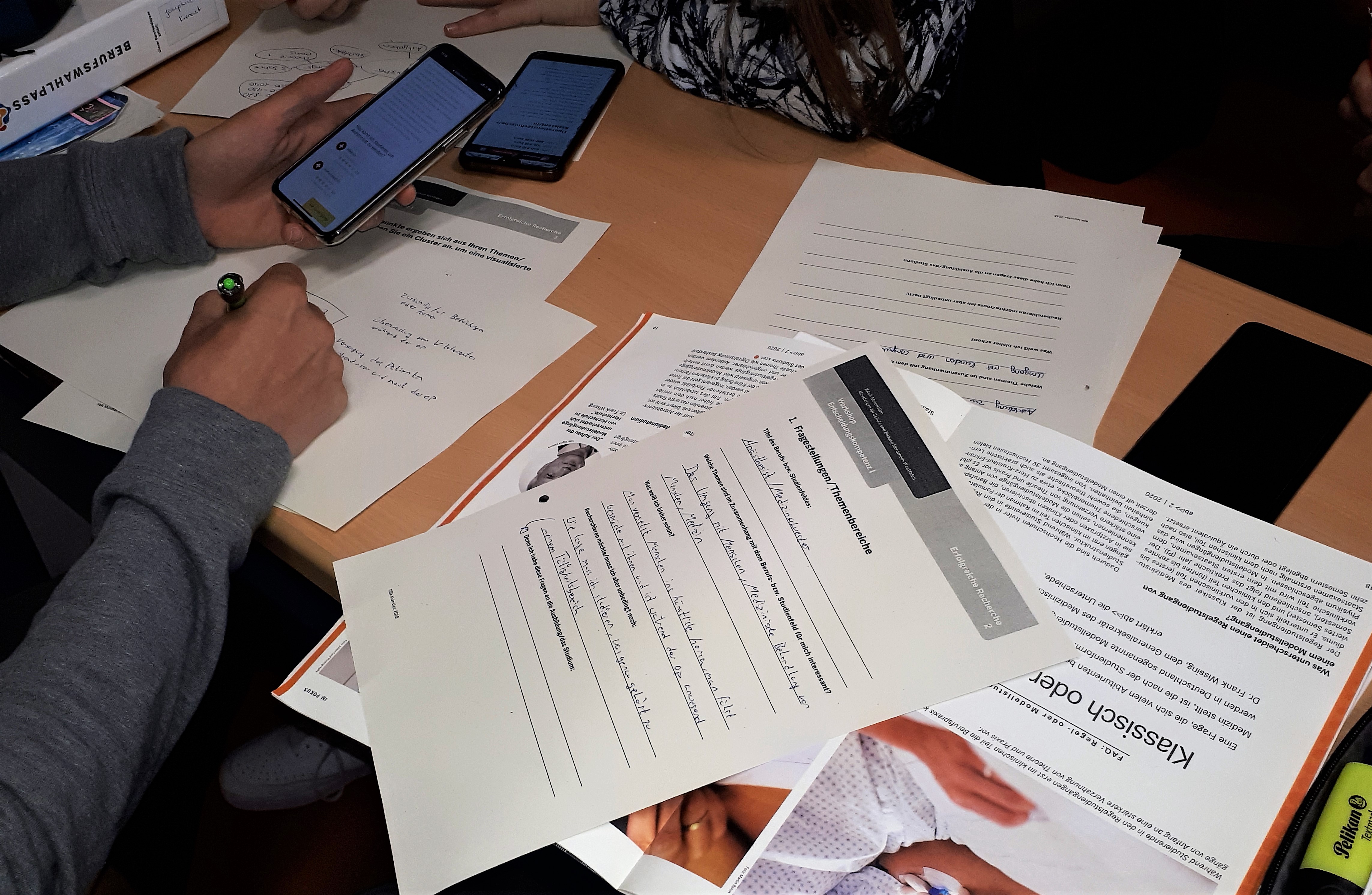 Studien- und Berufsorientierung SII in der Projektwoche: Workshops f&uuml;r EF, Q1 und Q2 