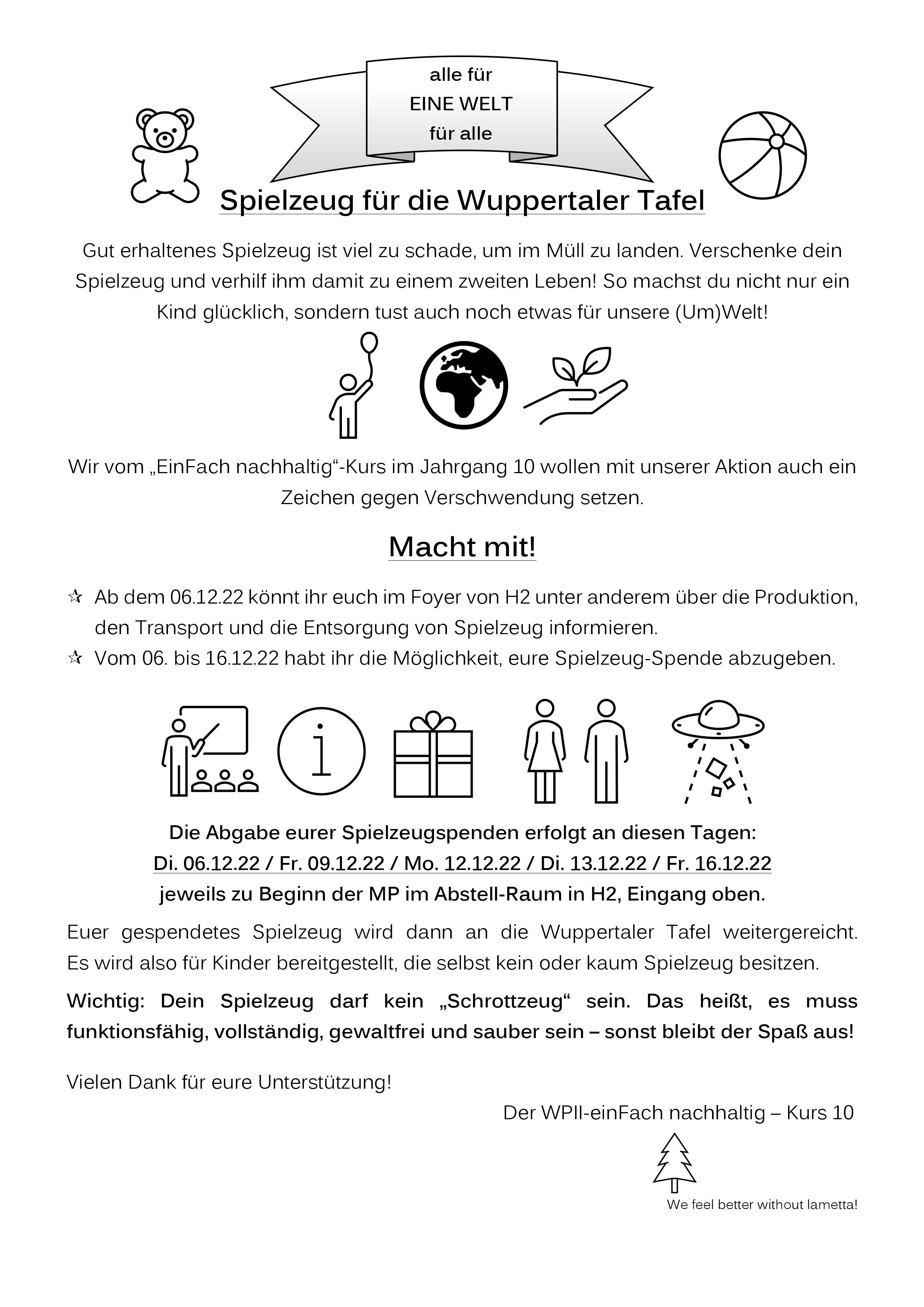 Spielzeug f&uuml;r die Wuppertaler Tafel