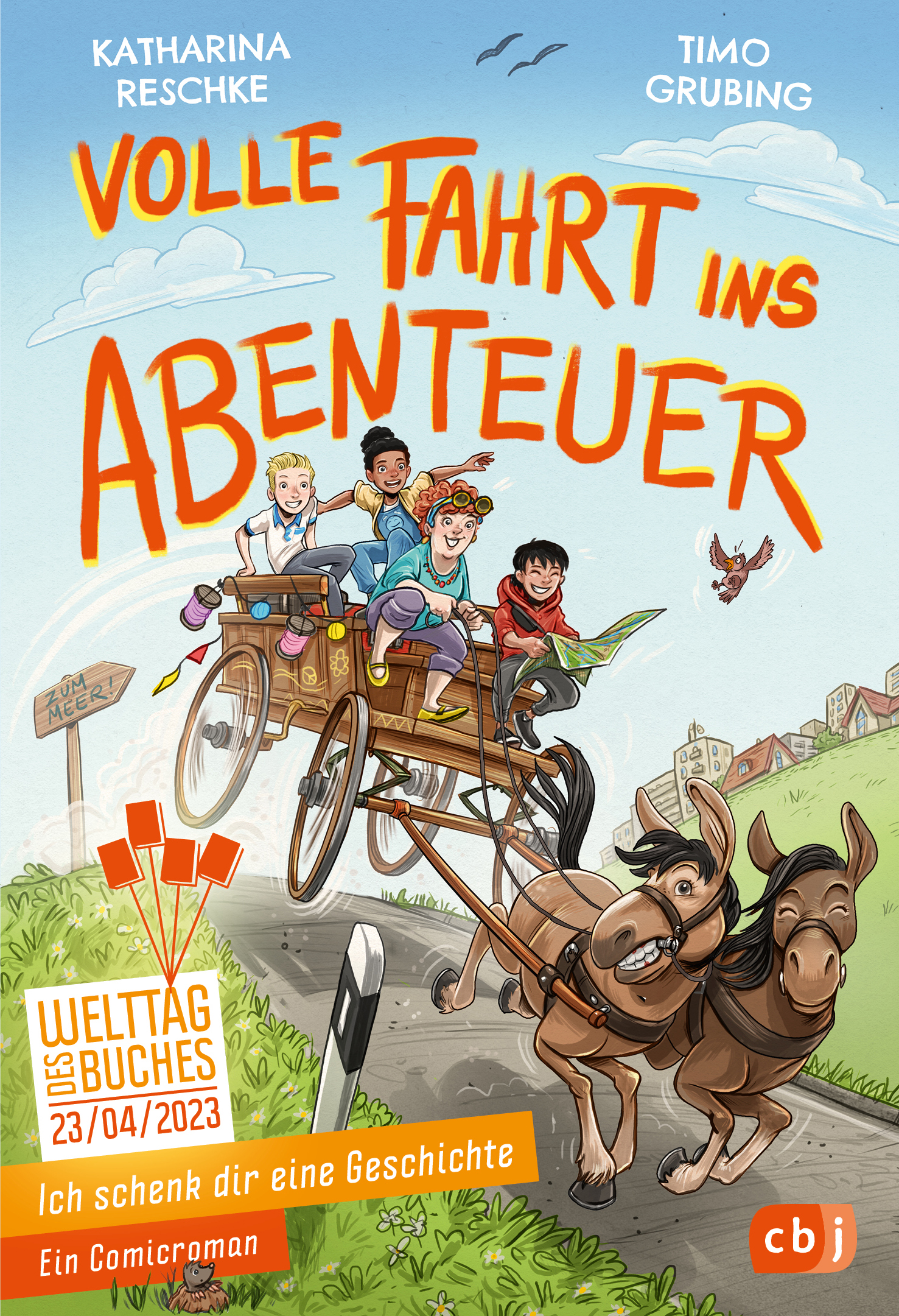 Ausflug zur Buchhandlung - Klasse 5E nimmt an der Aktion &bdquo;Ich schenk dir eine Geschichte&ldquo; teil.