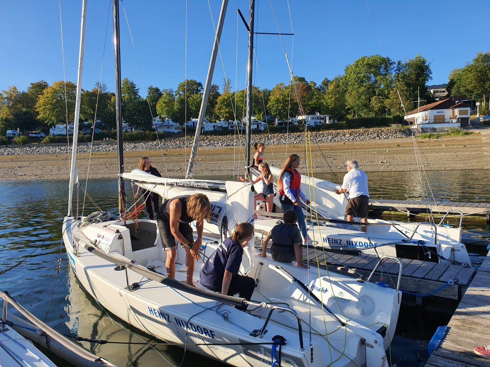 Segelschulung auf der M&ouml;hne