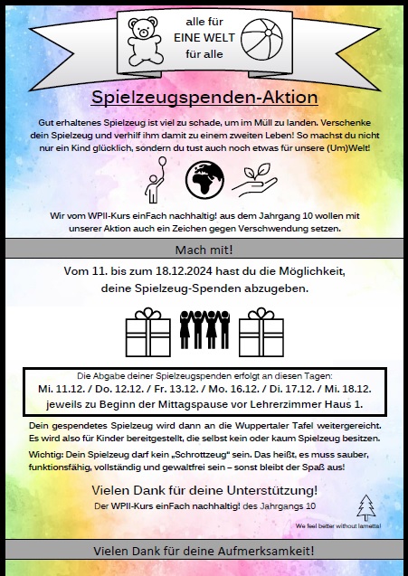 Mach mit: Die gro&szlig;e Spielzeugspenden-Aktion 2024