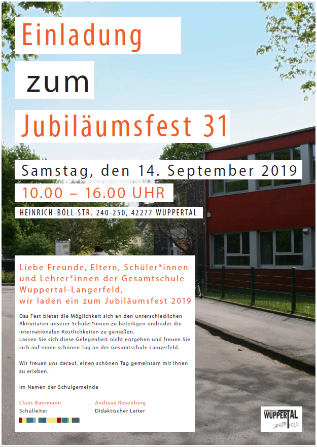Schulfest 2019 (Jubil&auml;um 31)